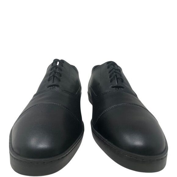 Allen Edmonds Park Avenue Cap Toe Oxford Black Leather Dress Sneakers Size 13 - Picture 3 of 14